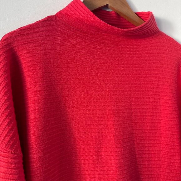 French Connection Lena High Neck Jumper Riot Red - Picture 5 of 9